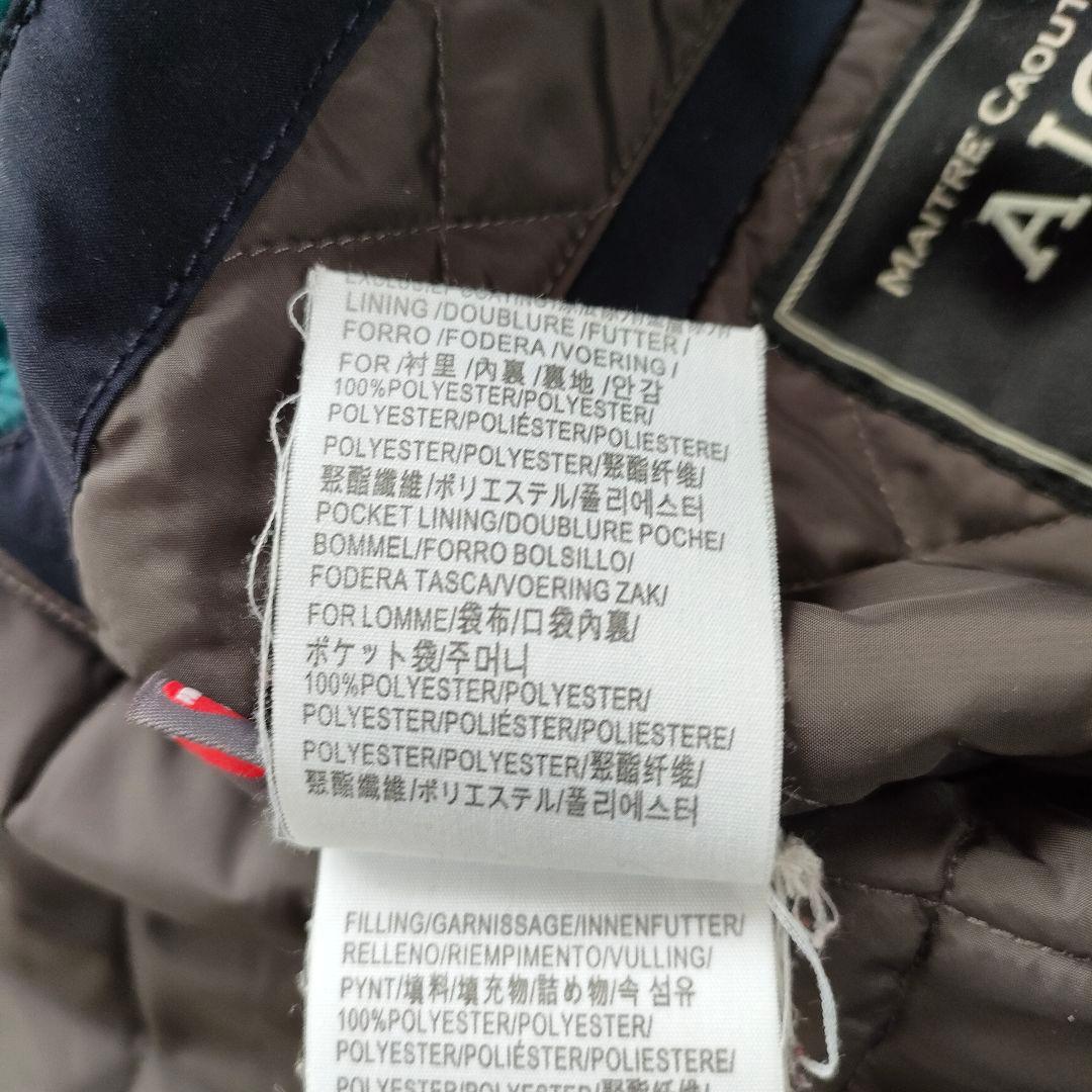 【収納袋付】AIGLE エーグル ゴアテックス ジャケット キルティング M