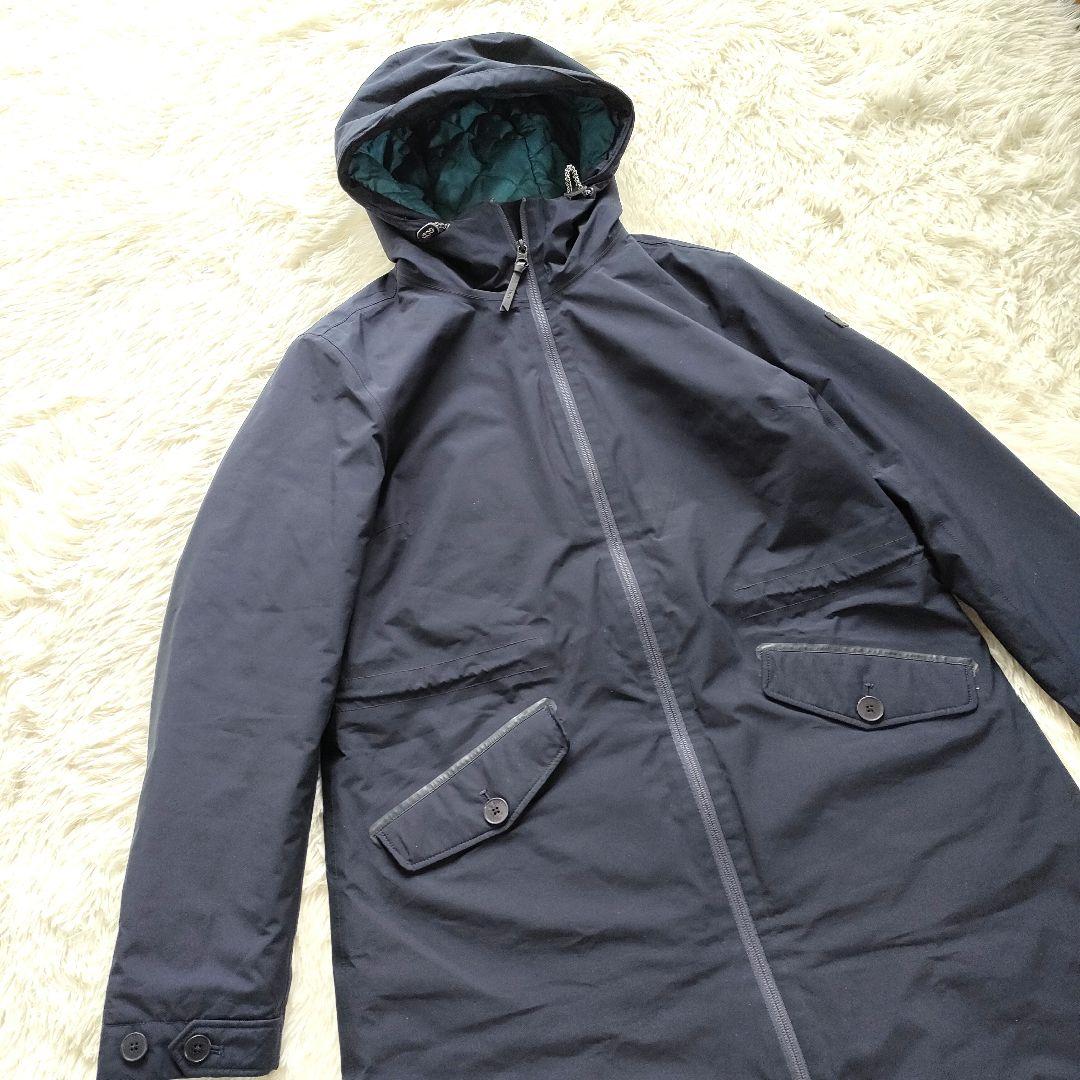 【収納袋付】AIGLE エーグル ゴアテックス ジャケット キルティング M