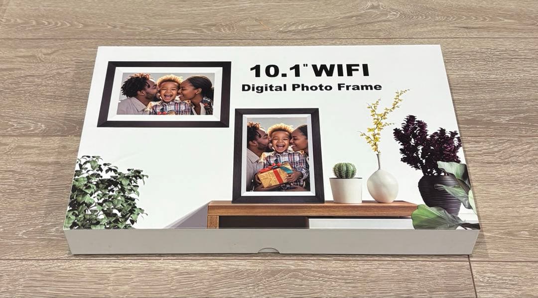 デジタルフォトフレーム Wi-Fi 遠隔送信 10.1インチ