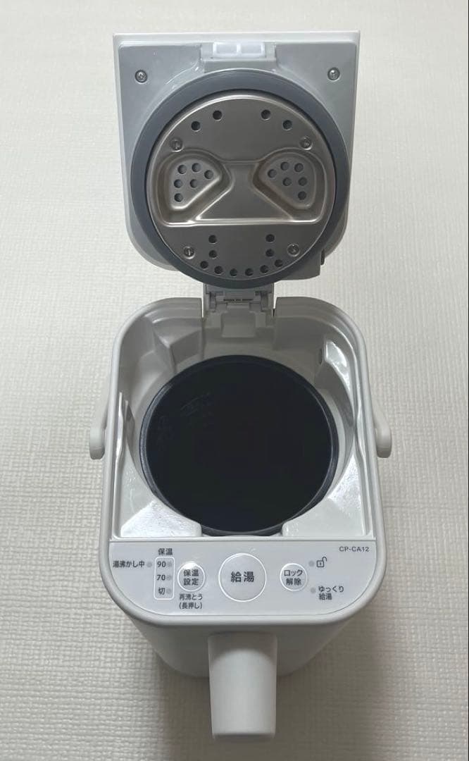 美品　ZOJIRUSHI 象印 STAN. 電動ポット CP-CA12 ホワイト