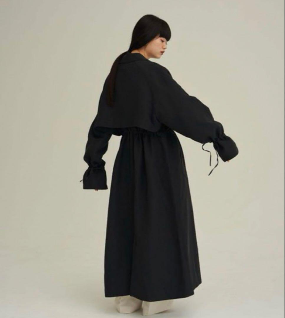 ENOF long coat black サイズM