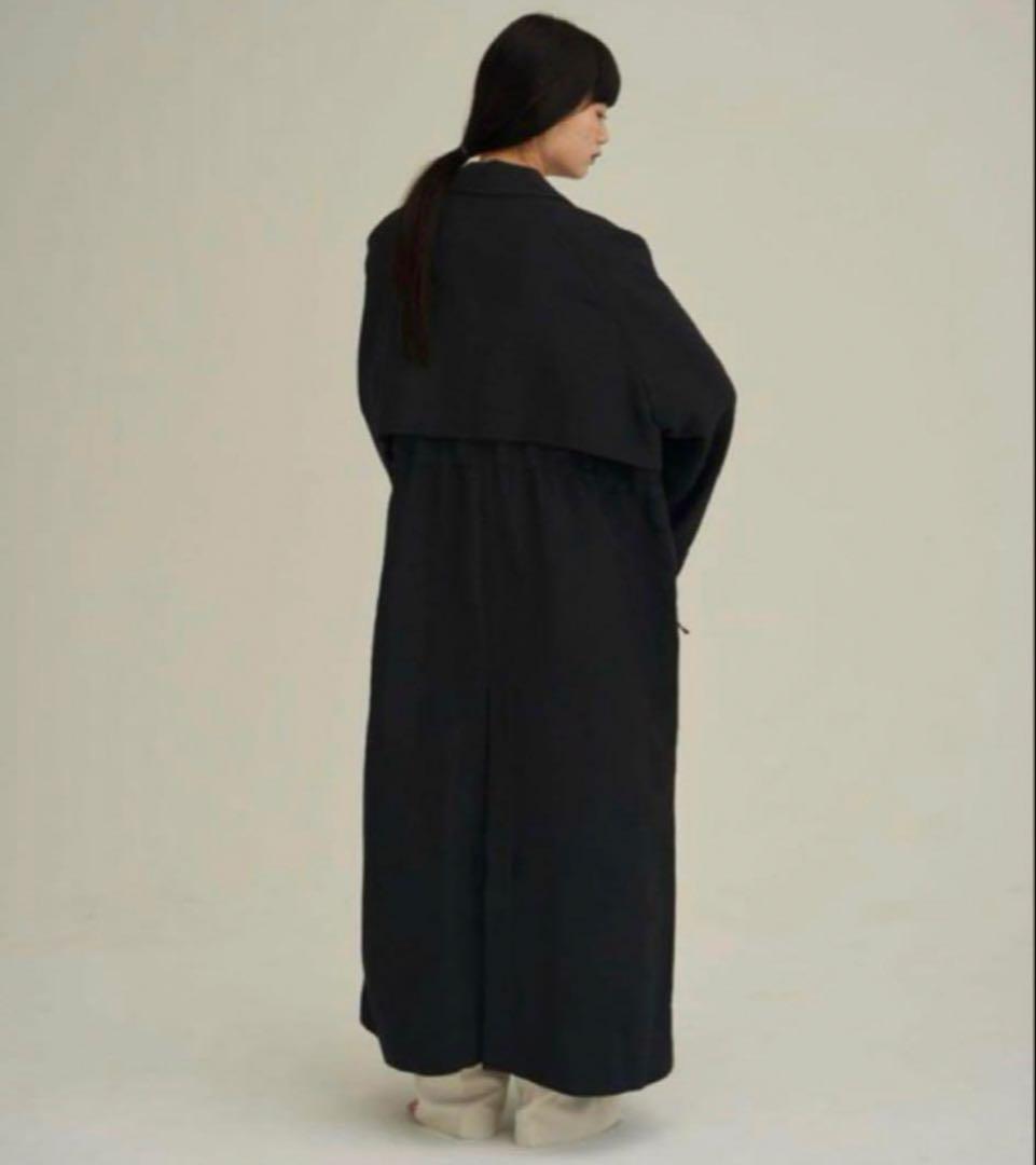 ENOF long coat black サイズM