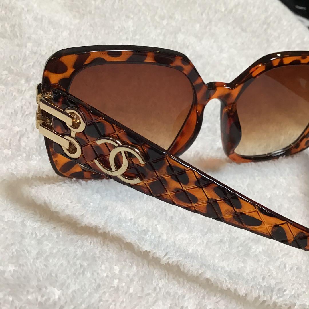 CHANELトータスシェルデザイン サングラス