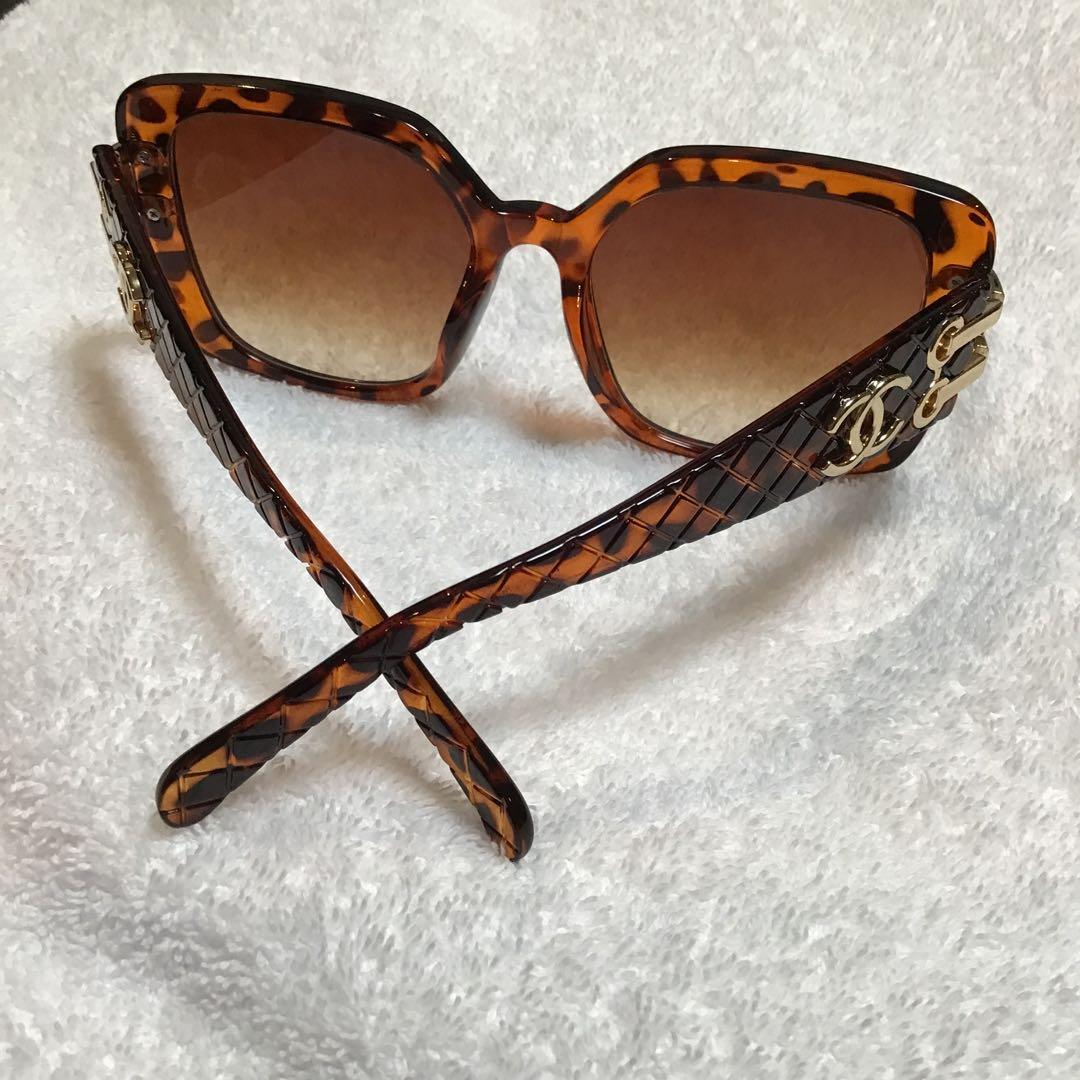 CHANELトータスシェルデザイン サングラス