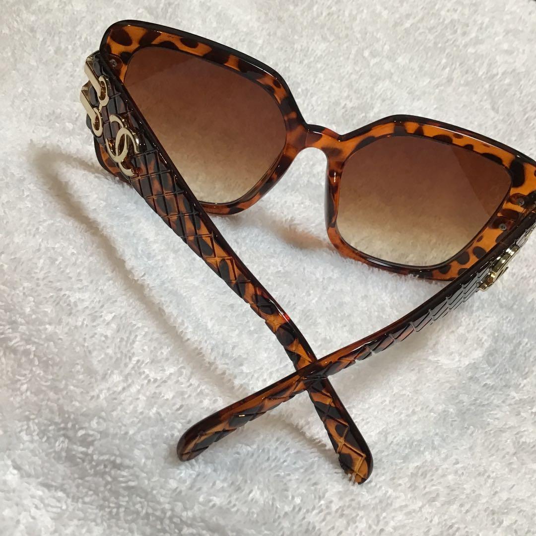 CHANELトータスシェルデザイン サングラス