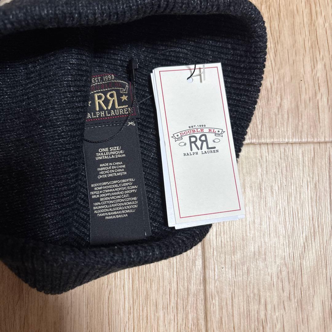 RRL リブニット コットン ウォッチ キャップ 新品未使用
