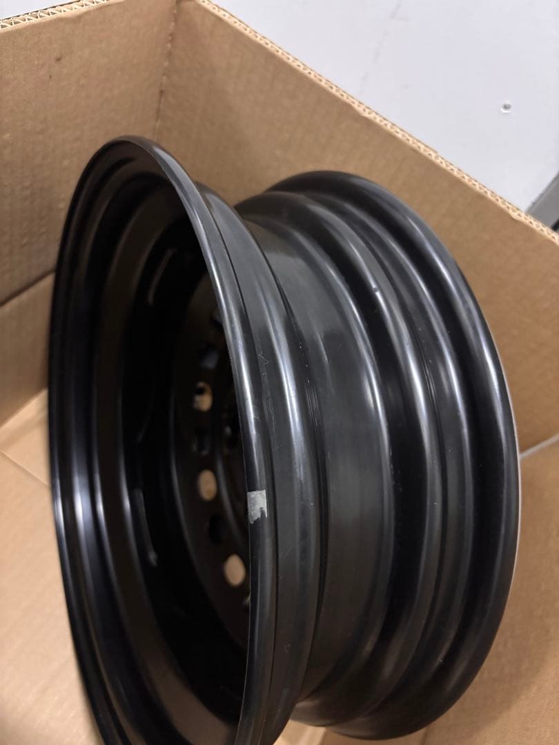 【LGM1/2】N-BOXスチールホイール14インチ2本＋ナット付