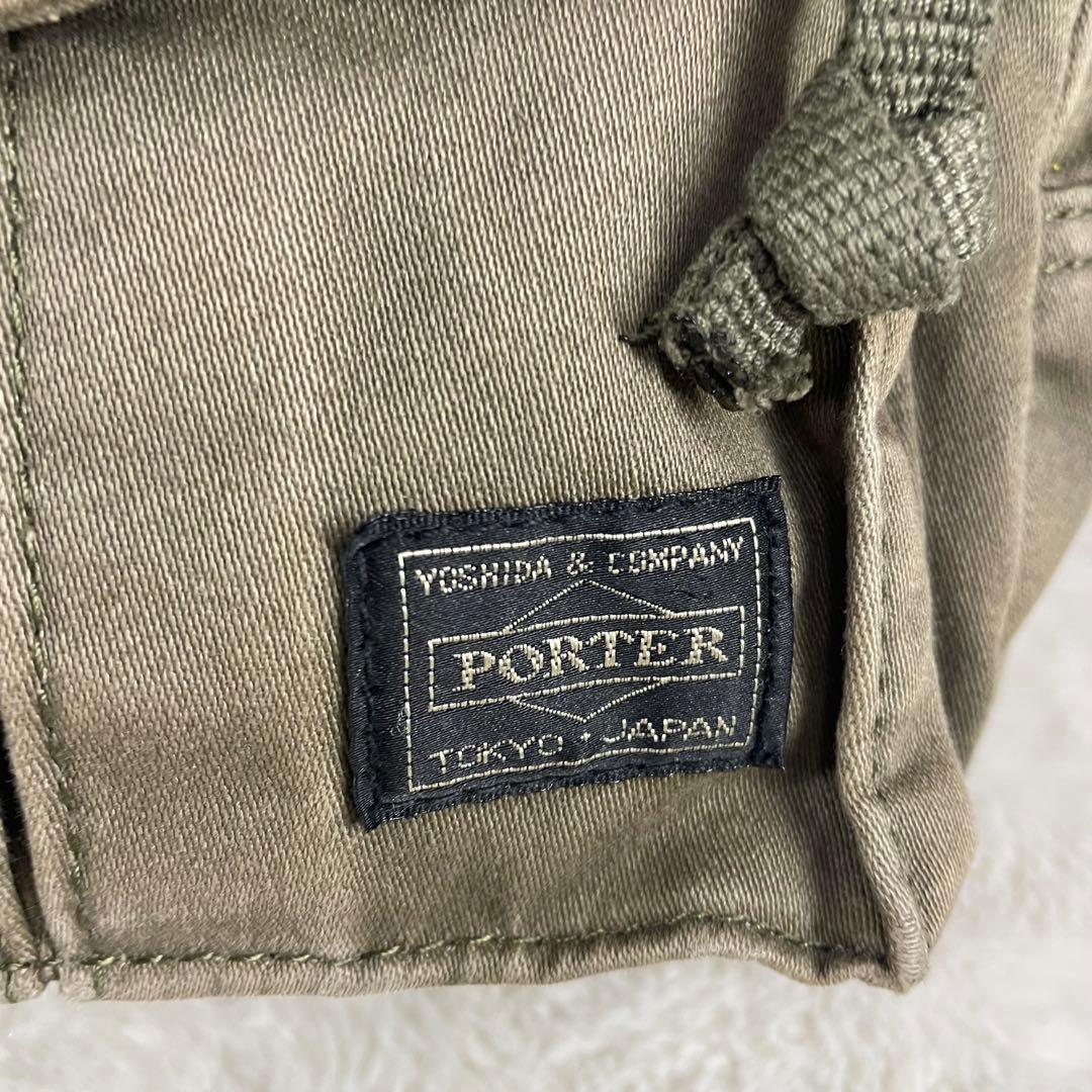 PORTER ポーター ラブアンドピース ハンドバッグ ミリタリー 大容量