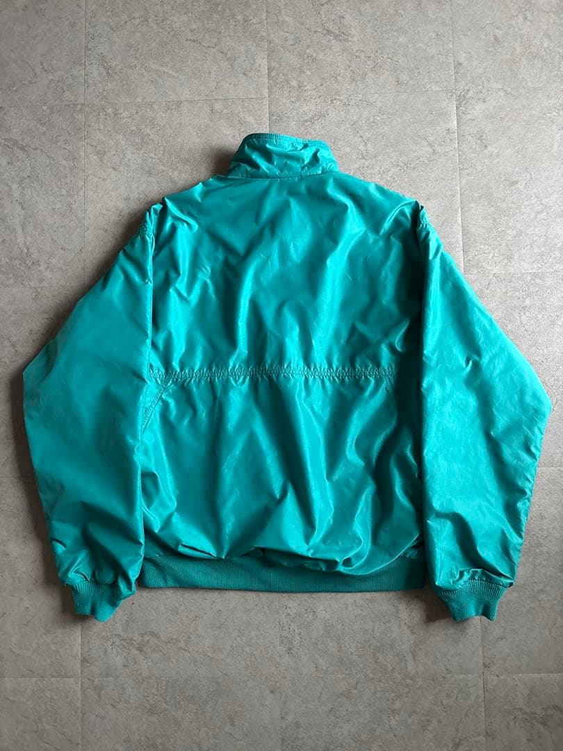 80s USA製 patagonia シェルドシンチラ エメラルドグリーン M