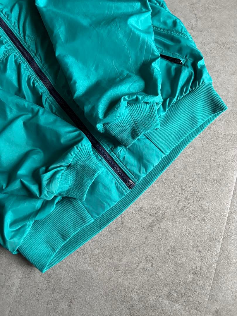 80s USA製 patagonia シェルドシンチラ エメラルドグリーン M