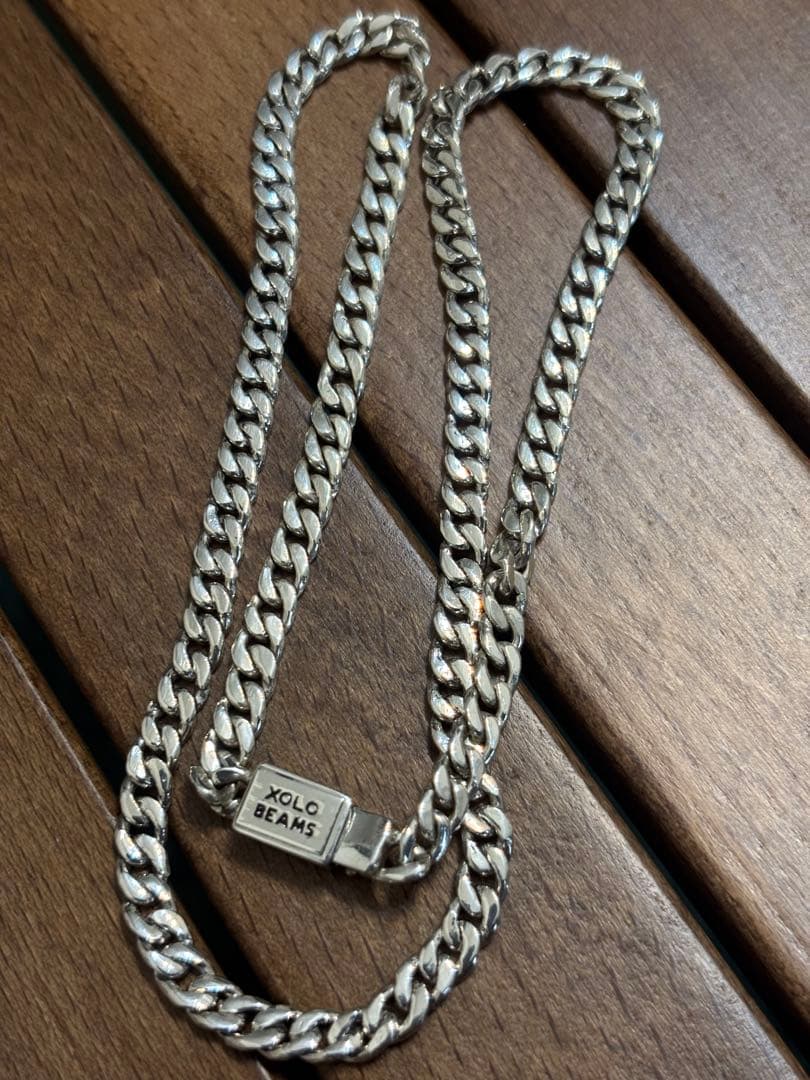 XOLO BEAMS シルバー チェーンネックレス
