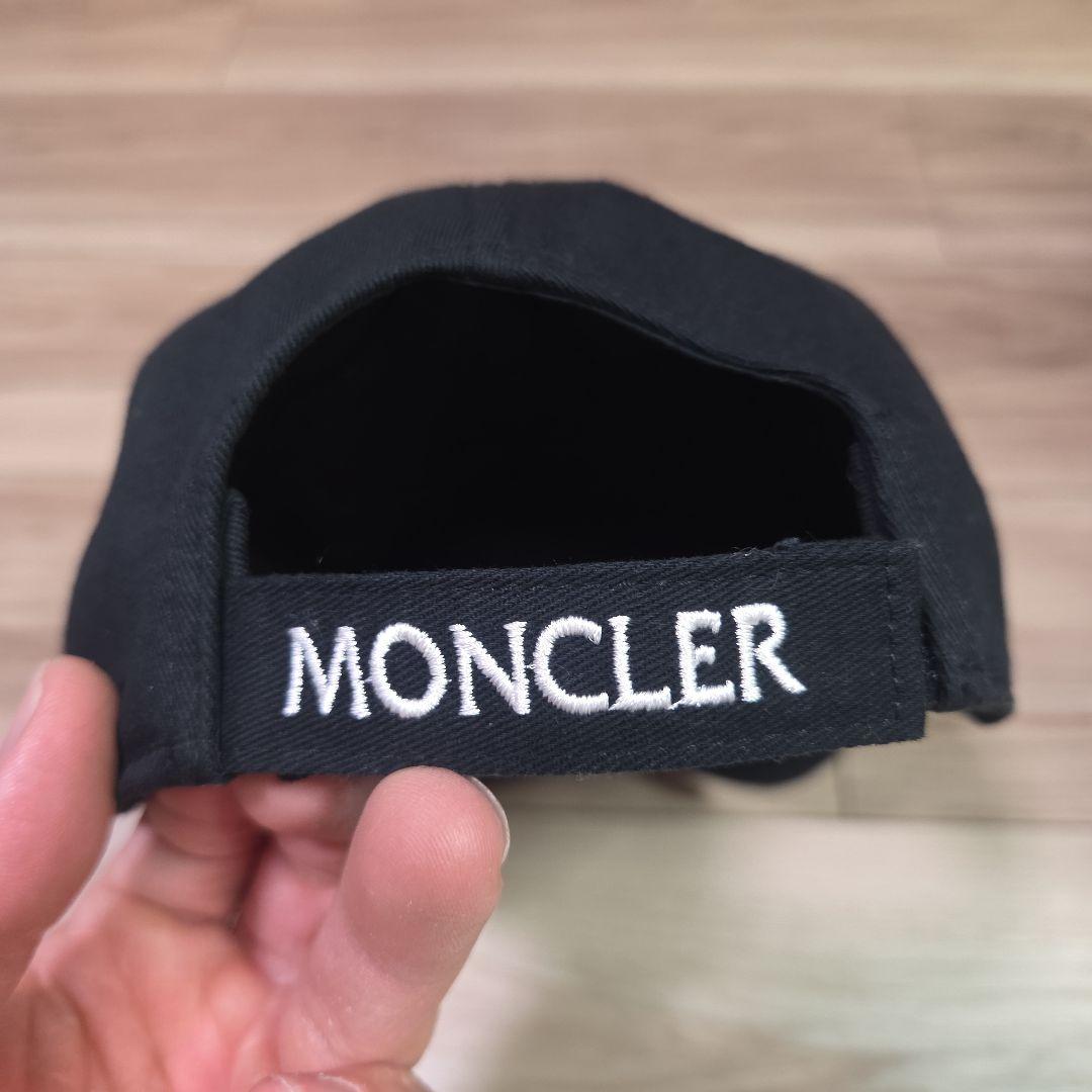 極美品 国内正規 MONCLER ブラック キャップ