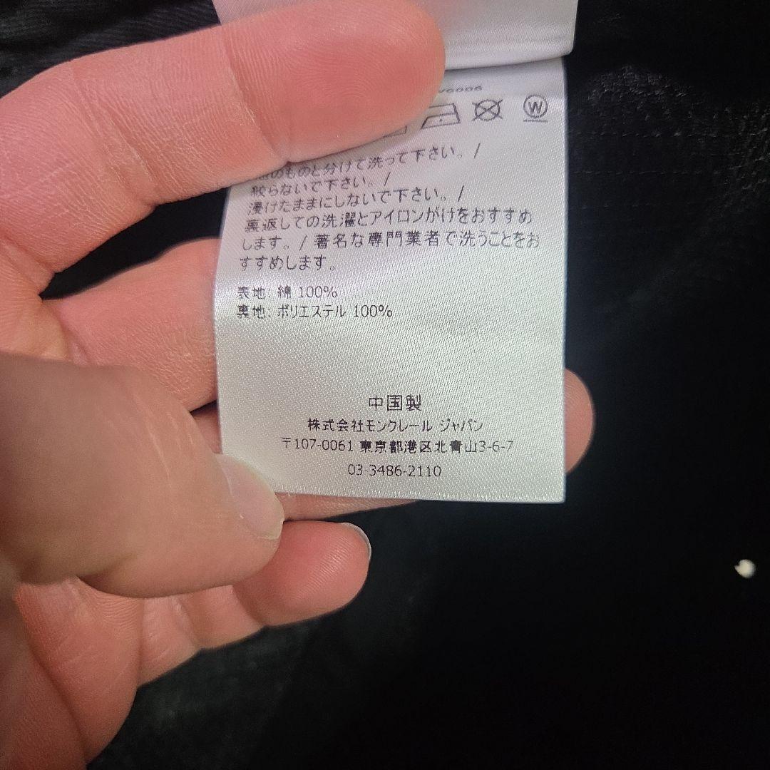 極美品 国内正規 MONCLER ブラック キャップ