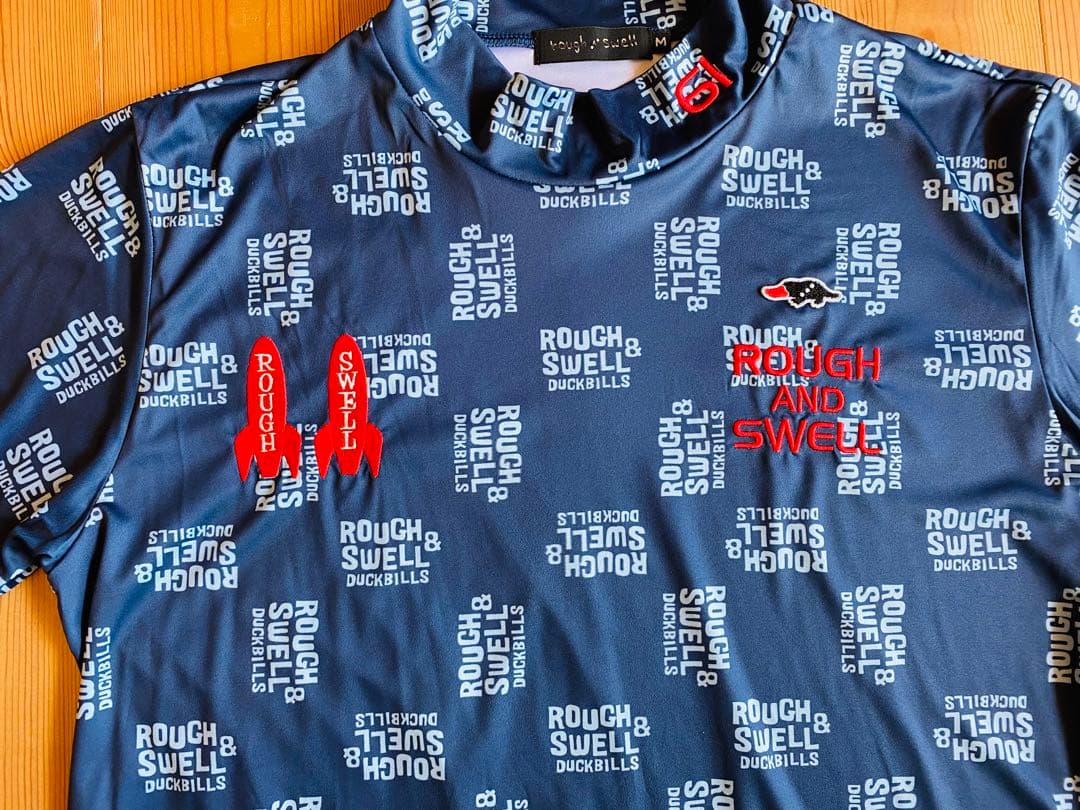 ★新品★rough&swell★ラフ&スウェル★モックネック★M★ポロシャツ