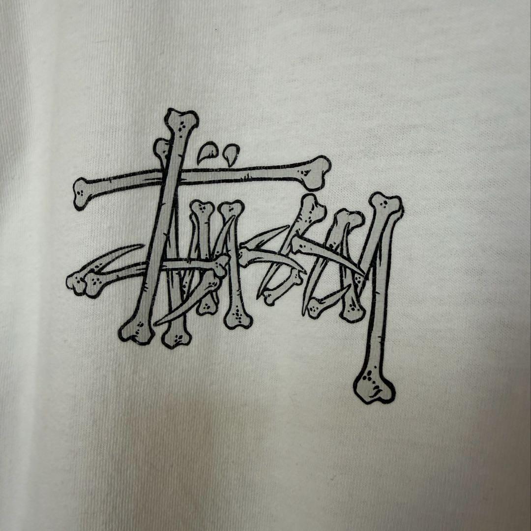 ジ*）様 00s old stussy ssリンク ボーン グラフィック Tシャ