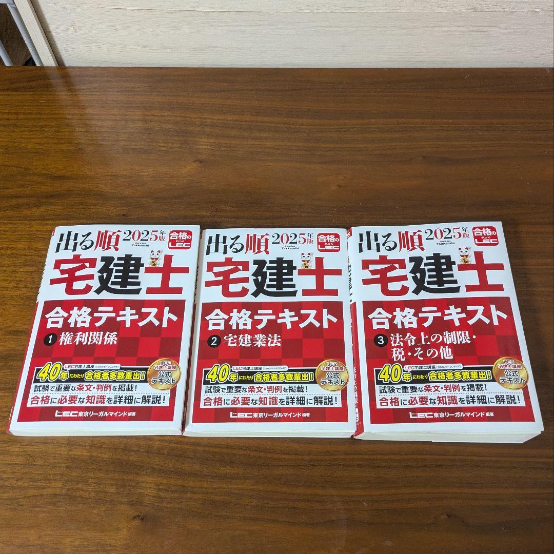 宅建士 2025年度版 セット販売