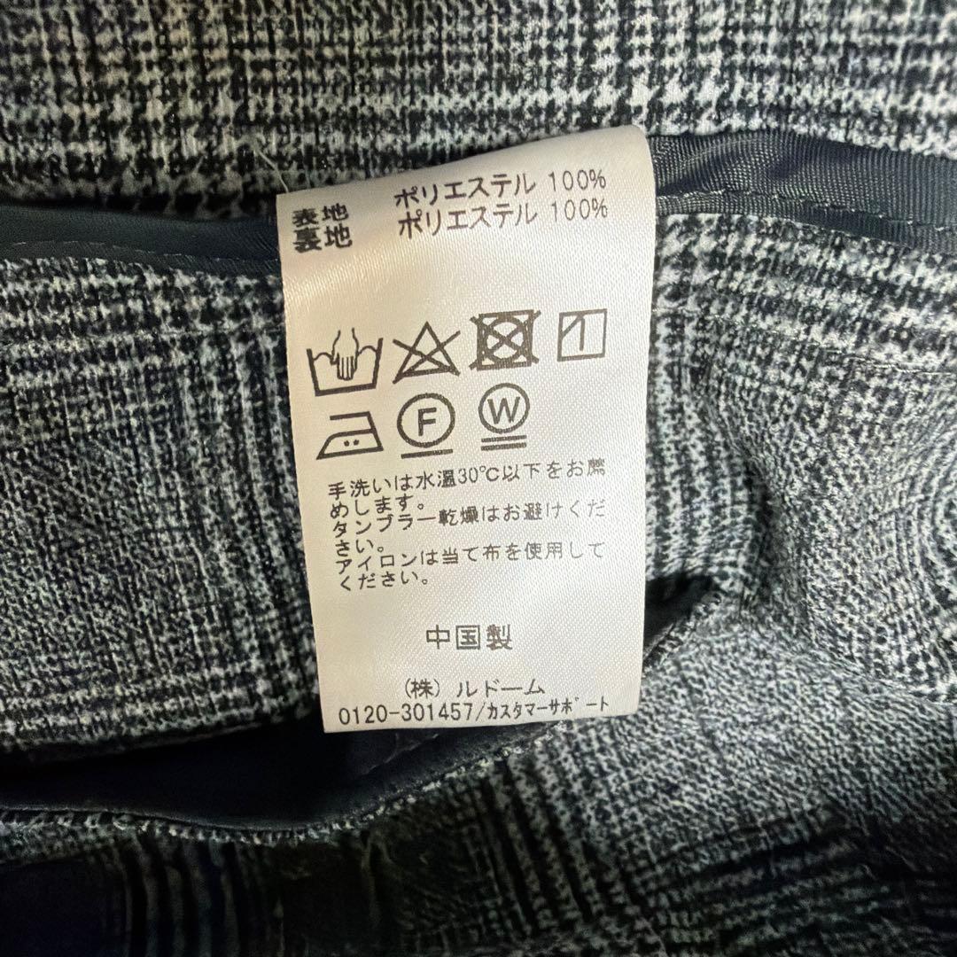 エディフィス　テーラードジャケット　薄手　春夏　グレンチェック　44 千鳥