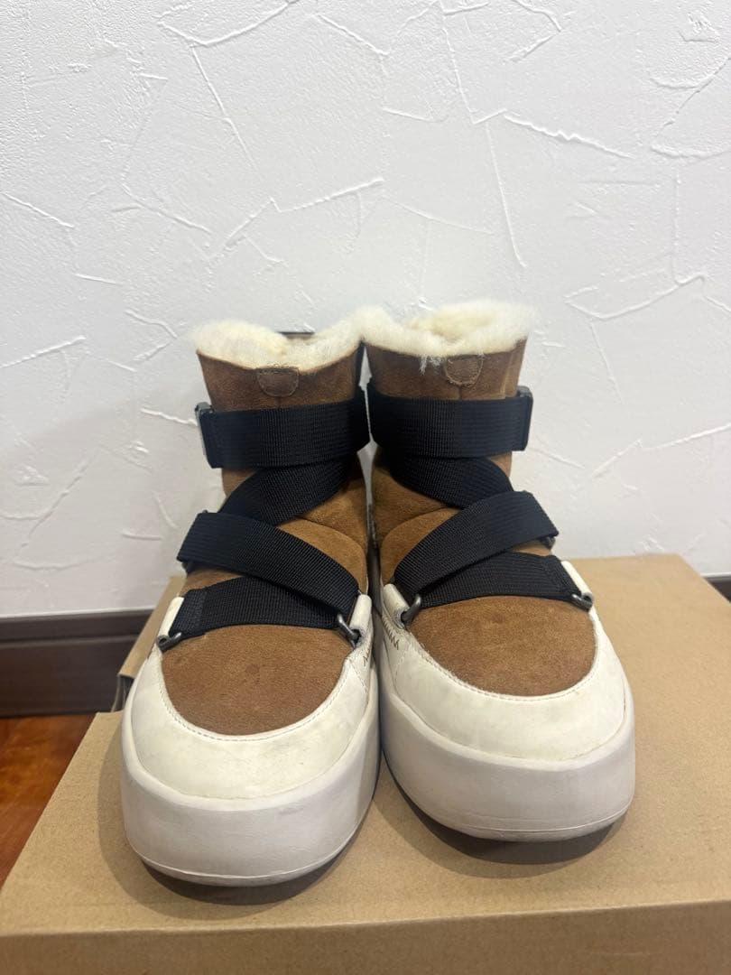 【完売品】UGG 厚底 ボアブーツ24cm 正規品