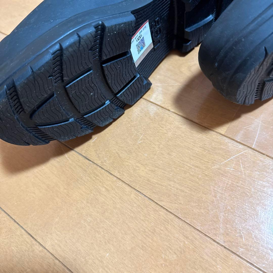 UGG ブラック サイドゴア ショートブーツ　レインブーツ