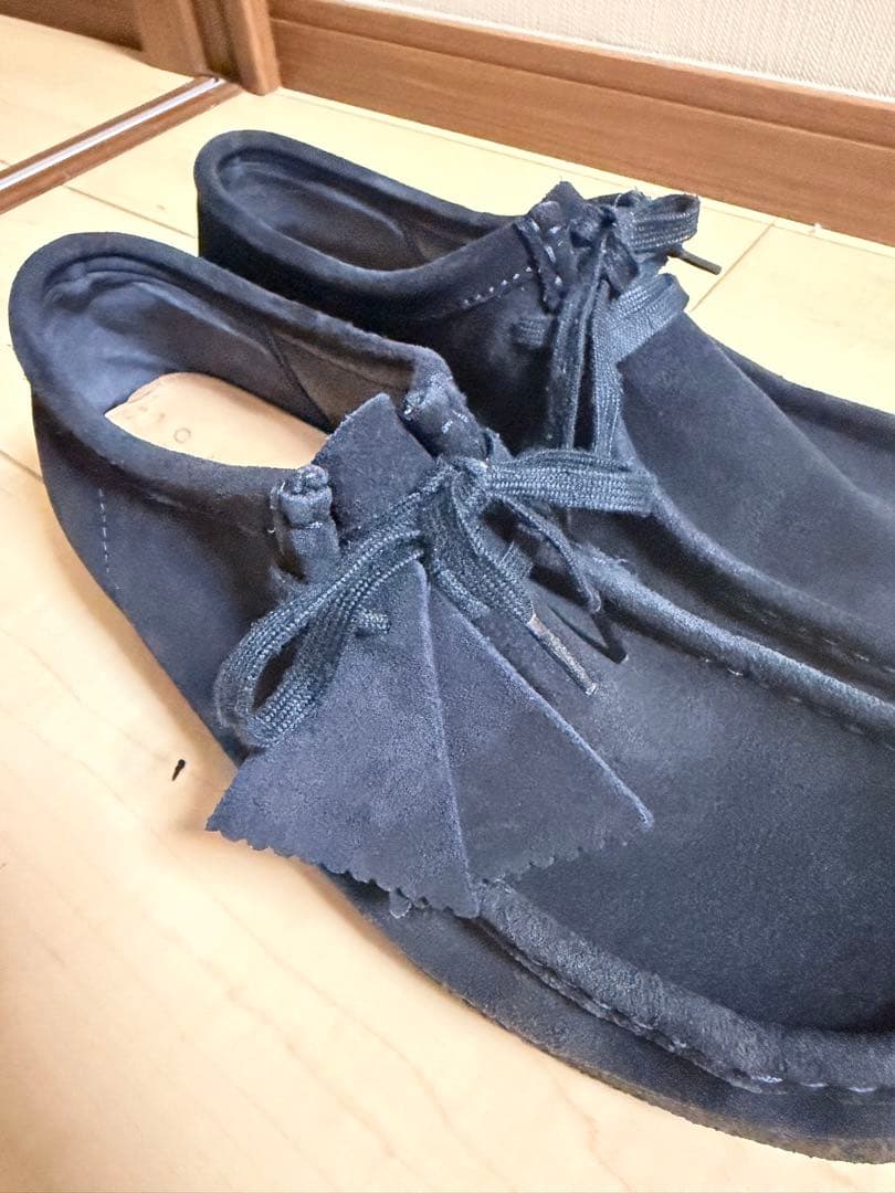 【別注　B&Y】Clarks Wallabeeネイビー クラークス　ワ