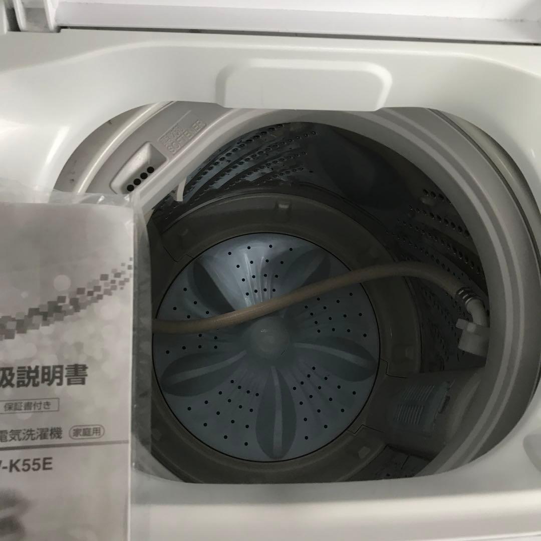 【美品】ハイセンス　全自動電気洗濯機　HW-K55E　2023年製　K