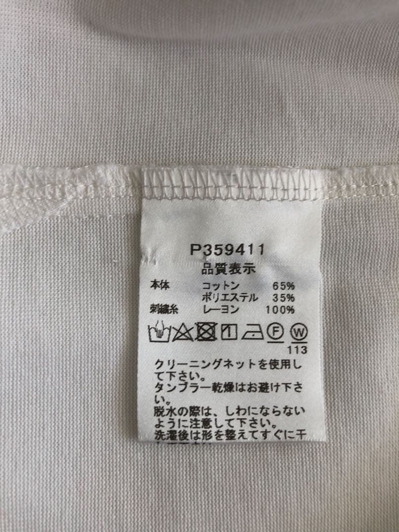 熊24✨即購入可能✨PICONE ホワイト Tシャツ サイズ　40