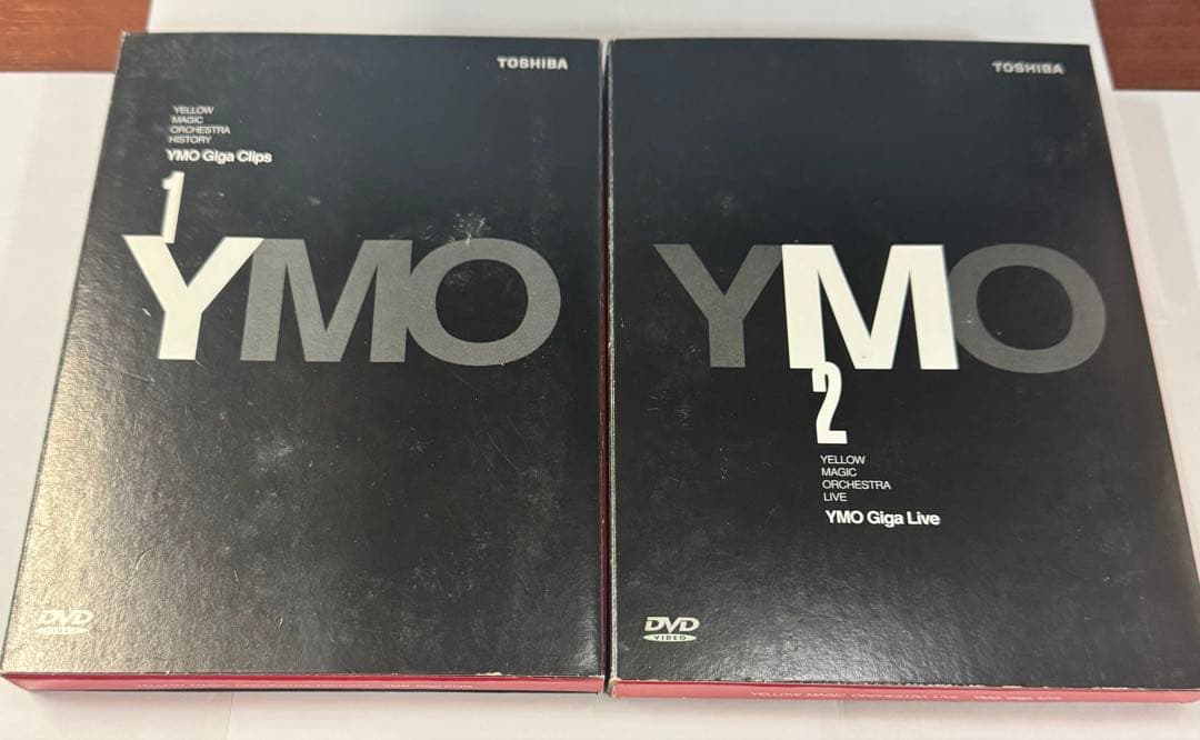 希少 YMO GIGA CLIPS & GIGA LIVE 2点セット 動作確認