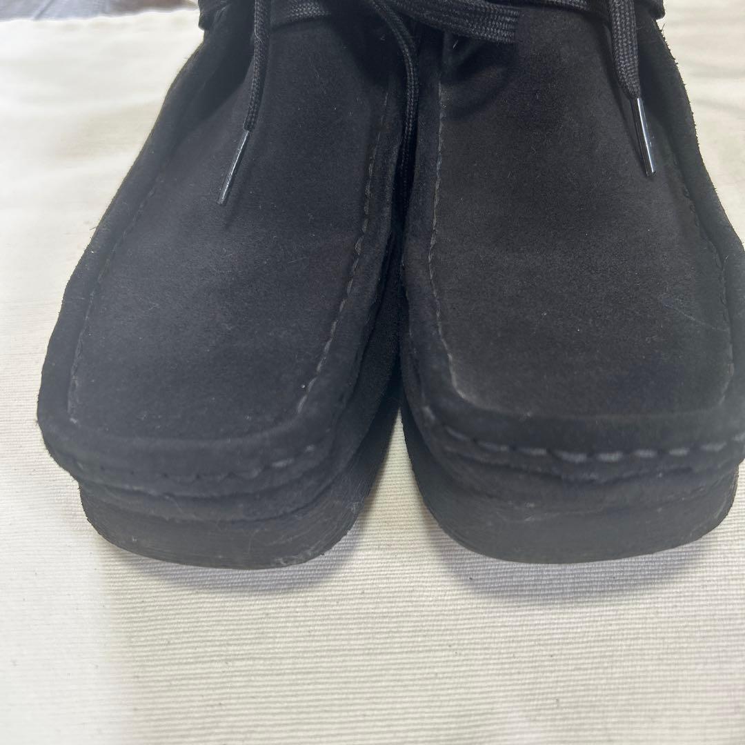 Clarks【美品】 Wallabee Boot Black Suede
