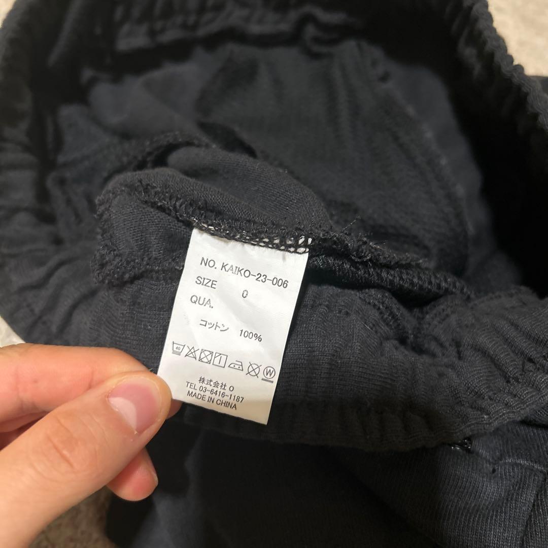 パンツ KAIKO SAVE #2 \"BLACK\"