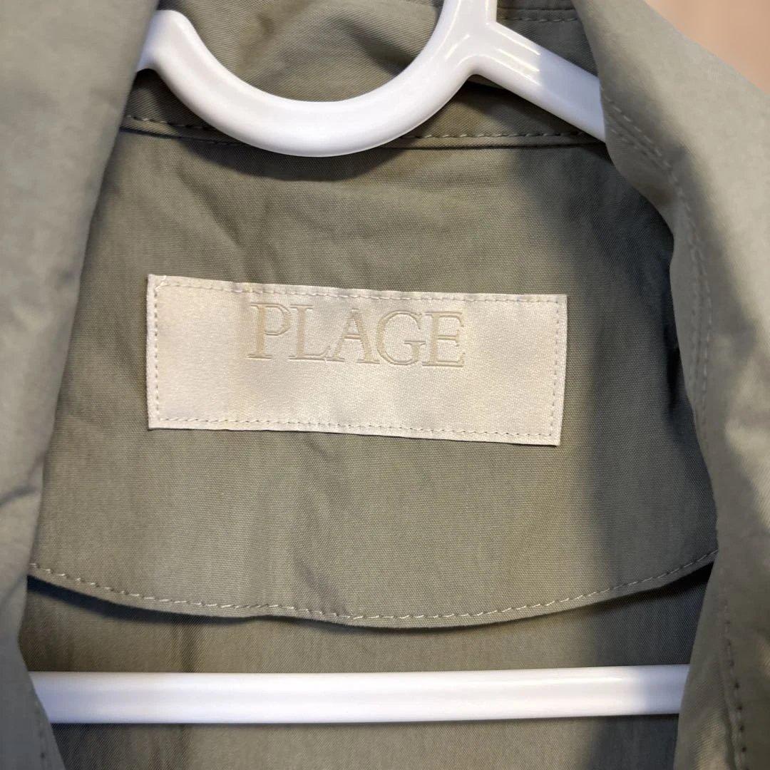 PLAGE オーバーサイズ トレンチコート カーキ
