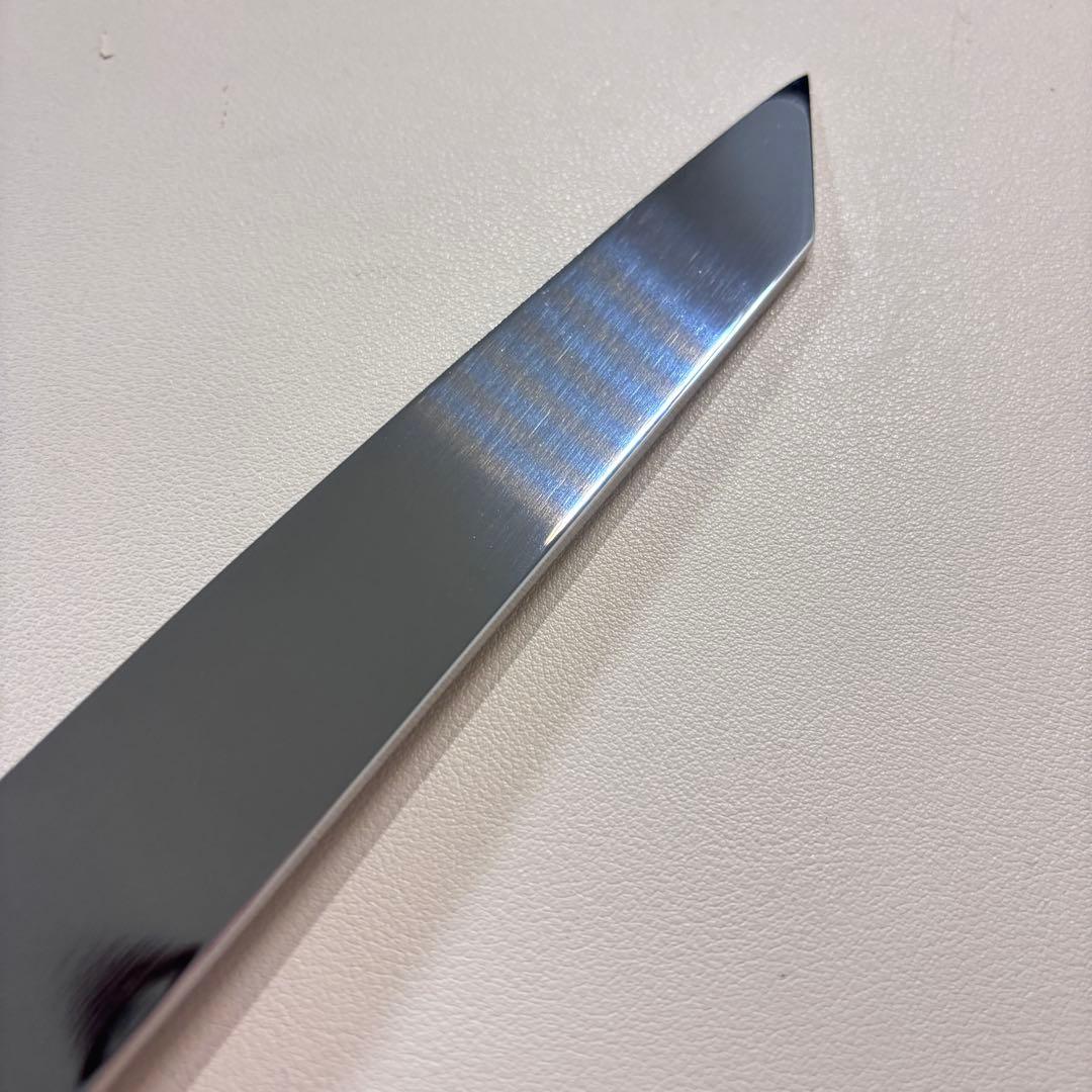 【特価限定】270mm 切付柳刃包丁 鏡面　黒檀八角柄 刺身包丁 「全鋼」'ᗤ