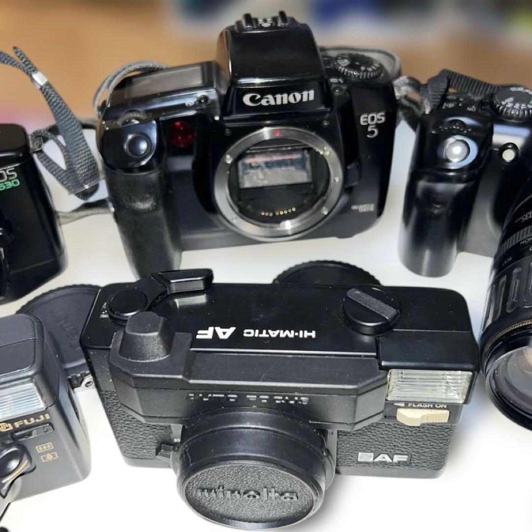 一眼レフ フィルムカメラ Canon 富士 ミノルタ まとめ売り ジャンク品
