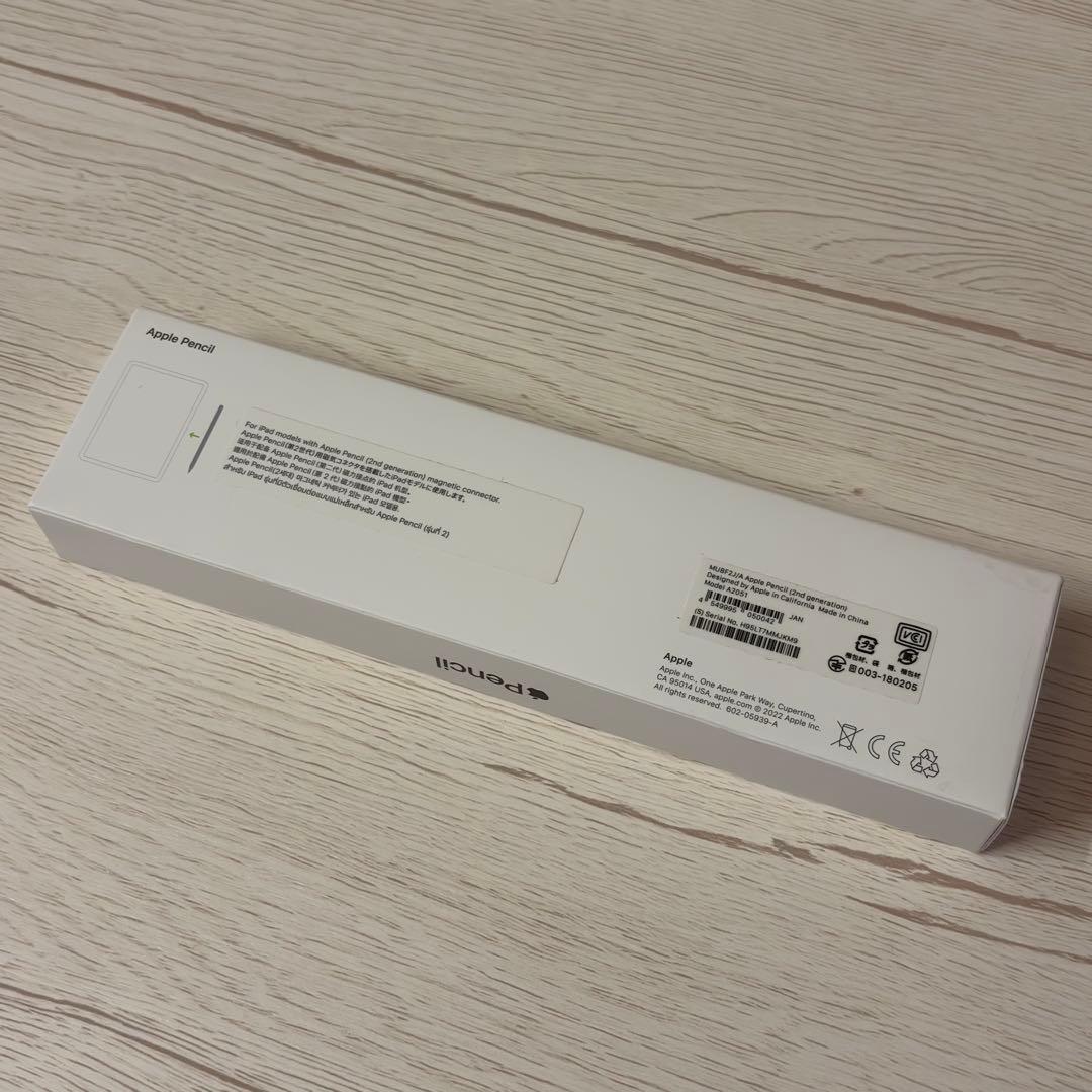 【美品】Apple Pencil(第2世代) & 交換用チップ付き