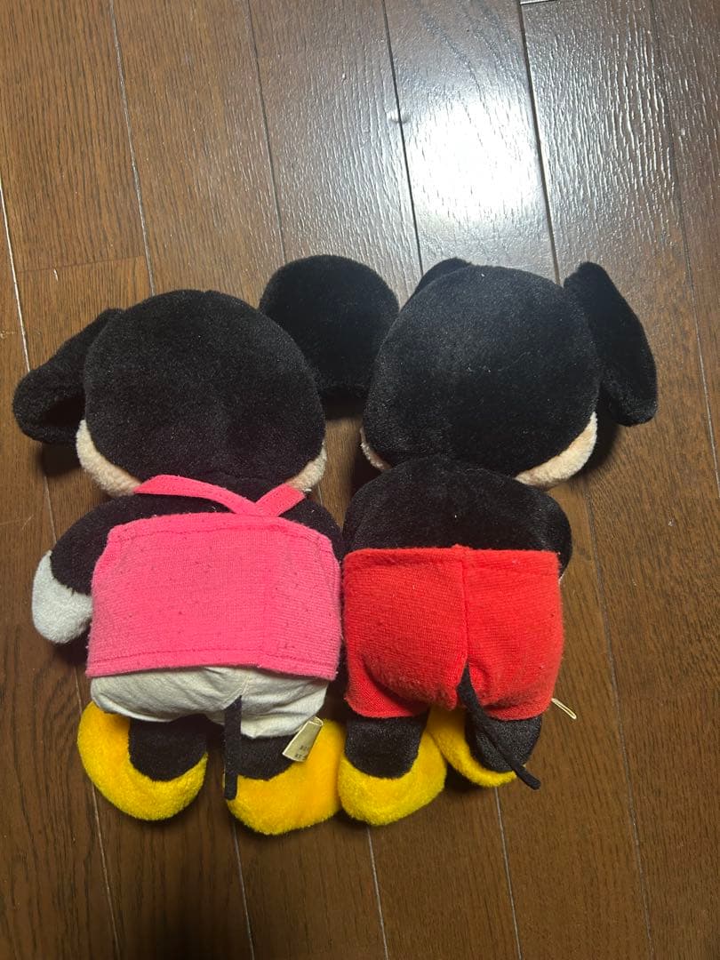 ミッキー　ミニー　80s 人形　ぬいぐるみ　サンアンドスター
