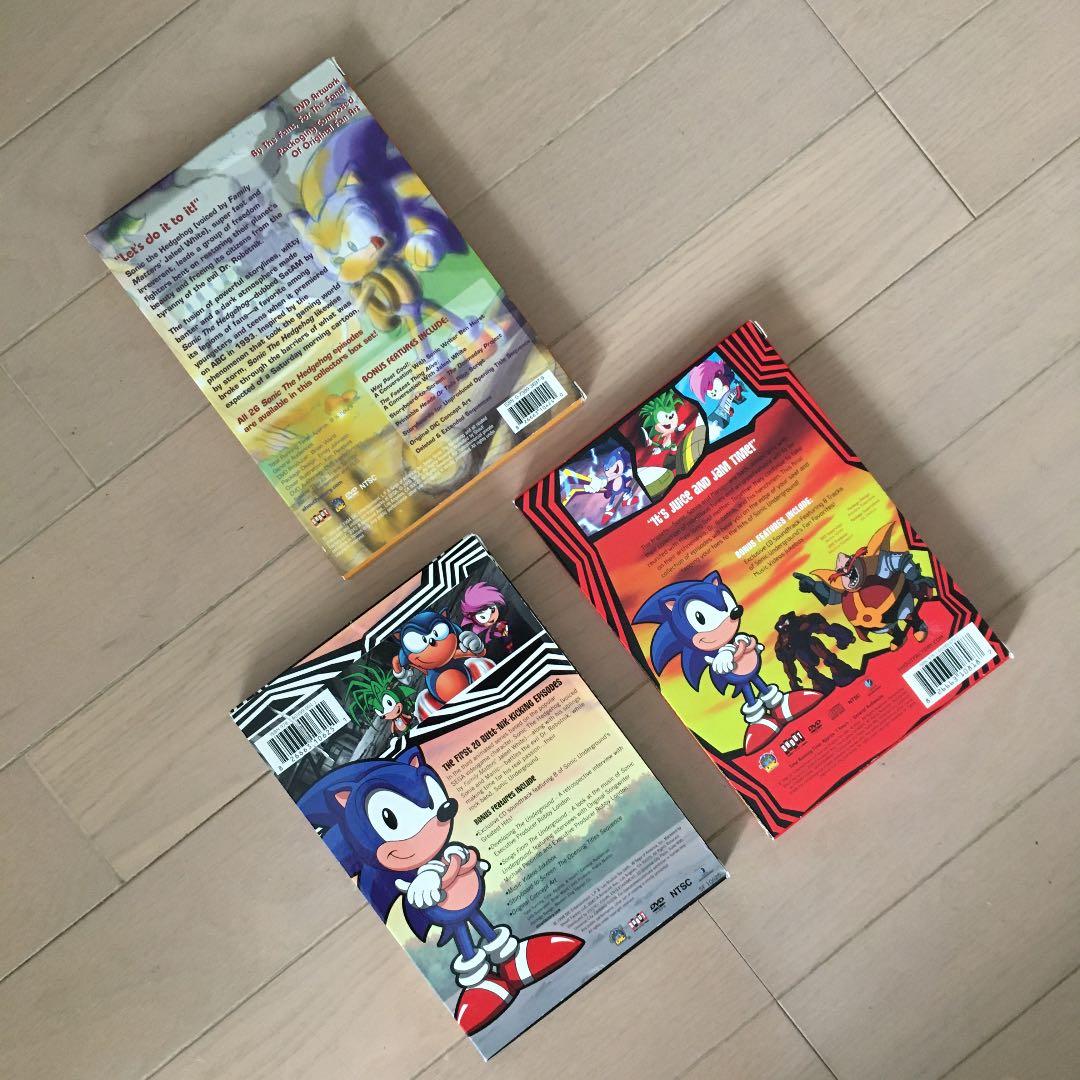 ソニック 90年代 DVD まとめ3本 (北米版)