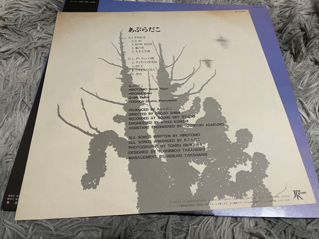 あぶらだこ 木盤 LP