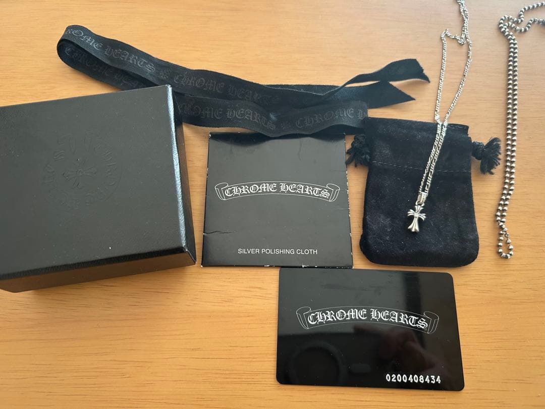CHROME HEARTS クロムハーツ ベビーファット 両面ダイヤ クロス
