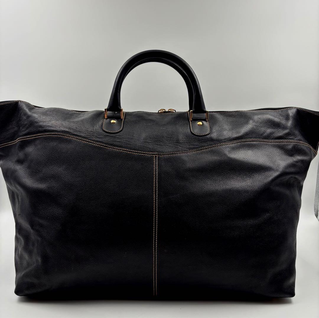 ✨希少✨　dunhill トラベルバック　ボストンバック　大容量　自立型　黒