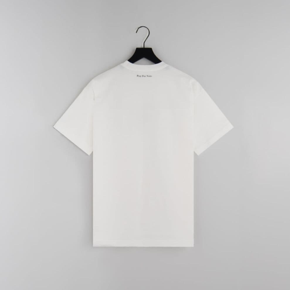 KITH ホワイト 能登半島地震チャリティーTシャツ Pray For Noto