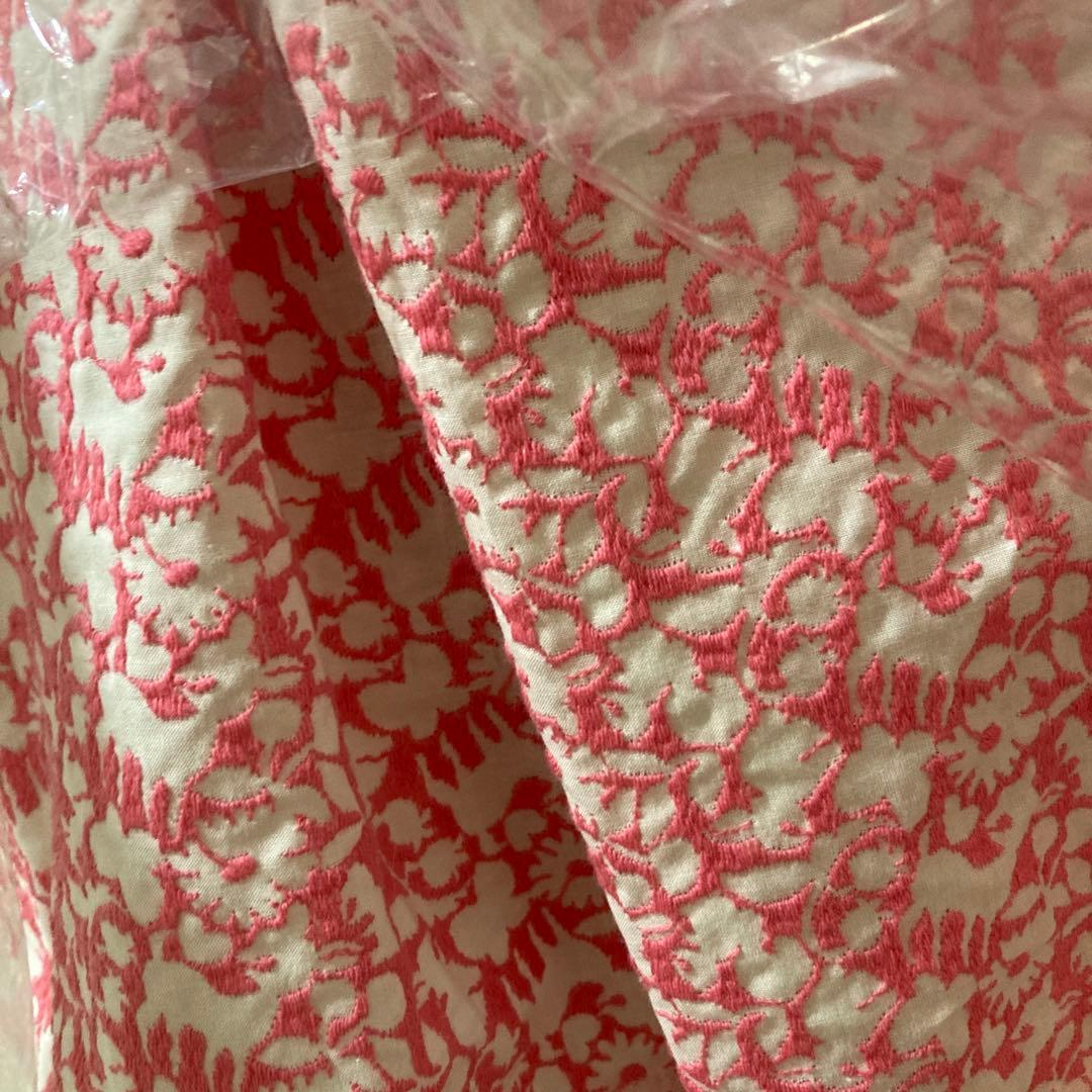 yukiemon 刺繍　スカート オリプリスカート ピンク　Mサイズ
