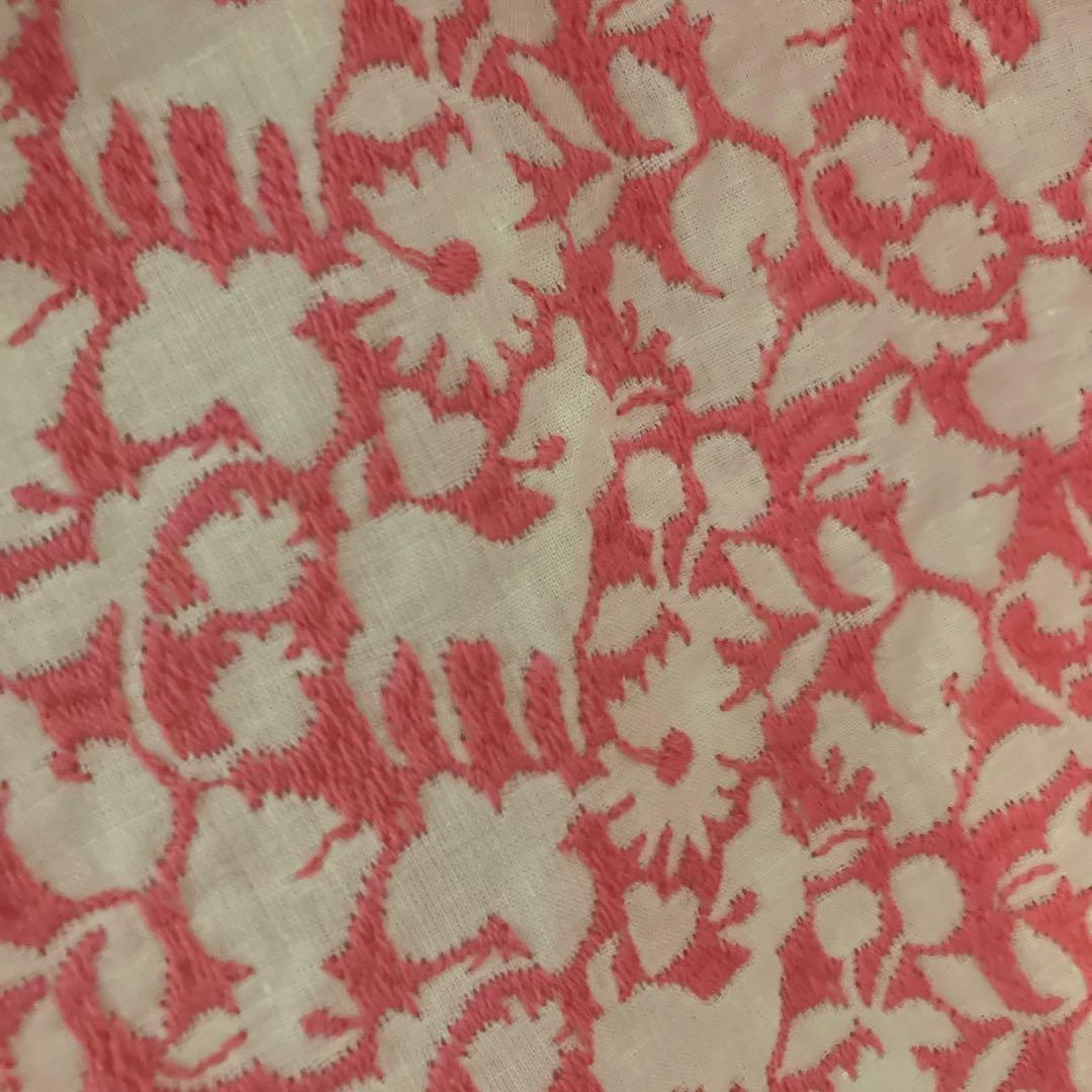 yukiemon 刺繍　スカート オリプリスカート ピンク　Mサイズ