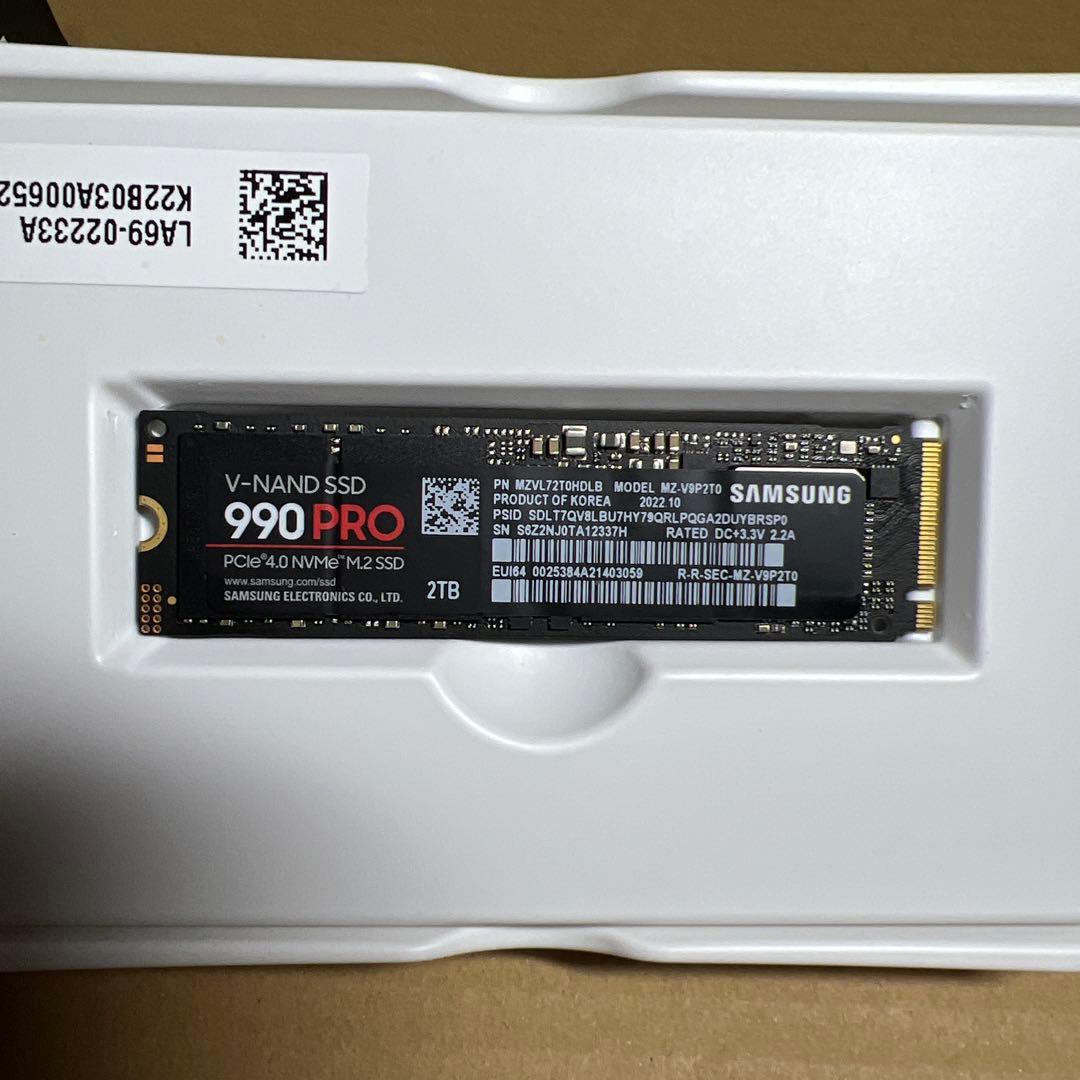 わ*し様 Samsung 990 PRO 2TB PCle4.0 M.2 SSD