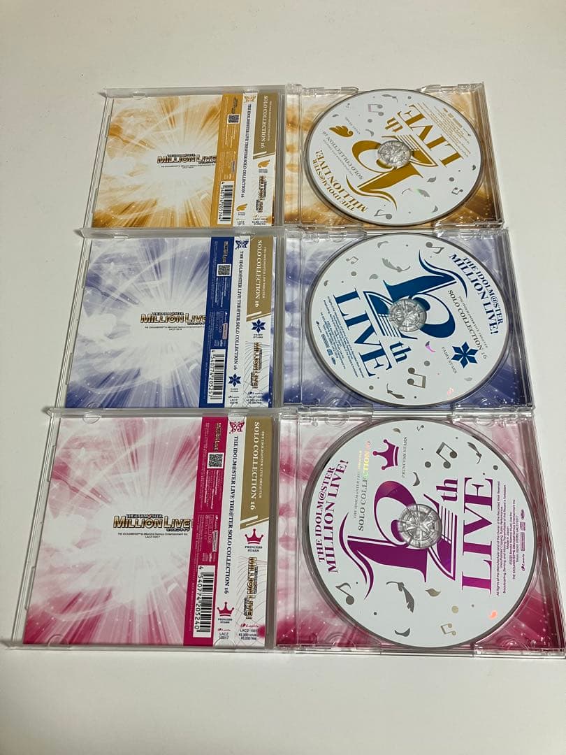 R*k様 ミリオンライブ 12thLIVE CD 開封済み 3枚セット