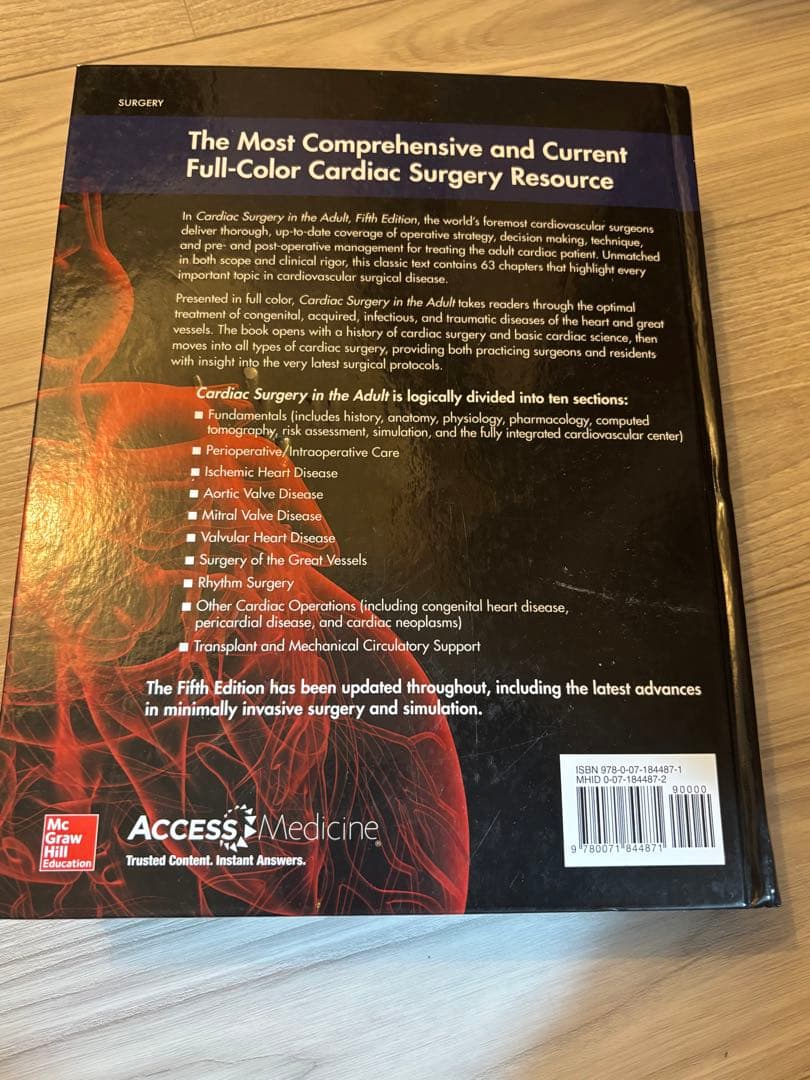 CARDIAC SURGERY in the ADULT 第5版