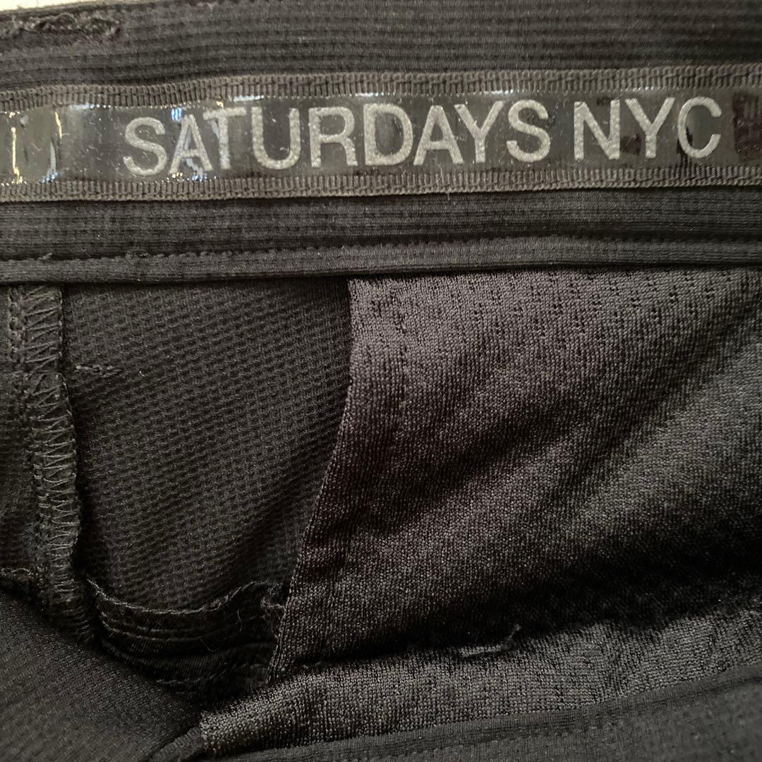 SATUDAYS NYC タック入りナイロンパンツ　M