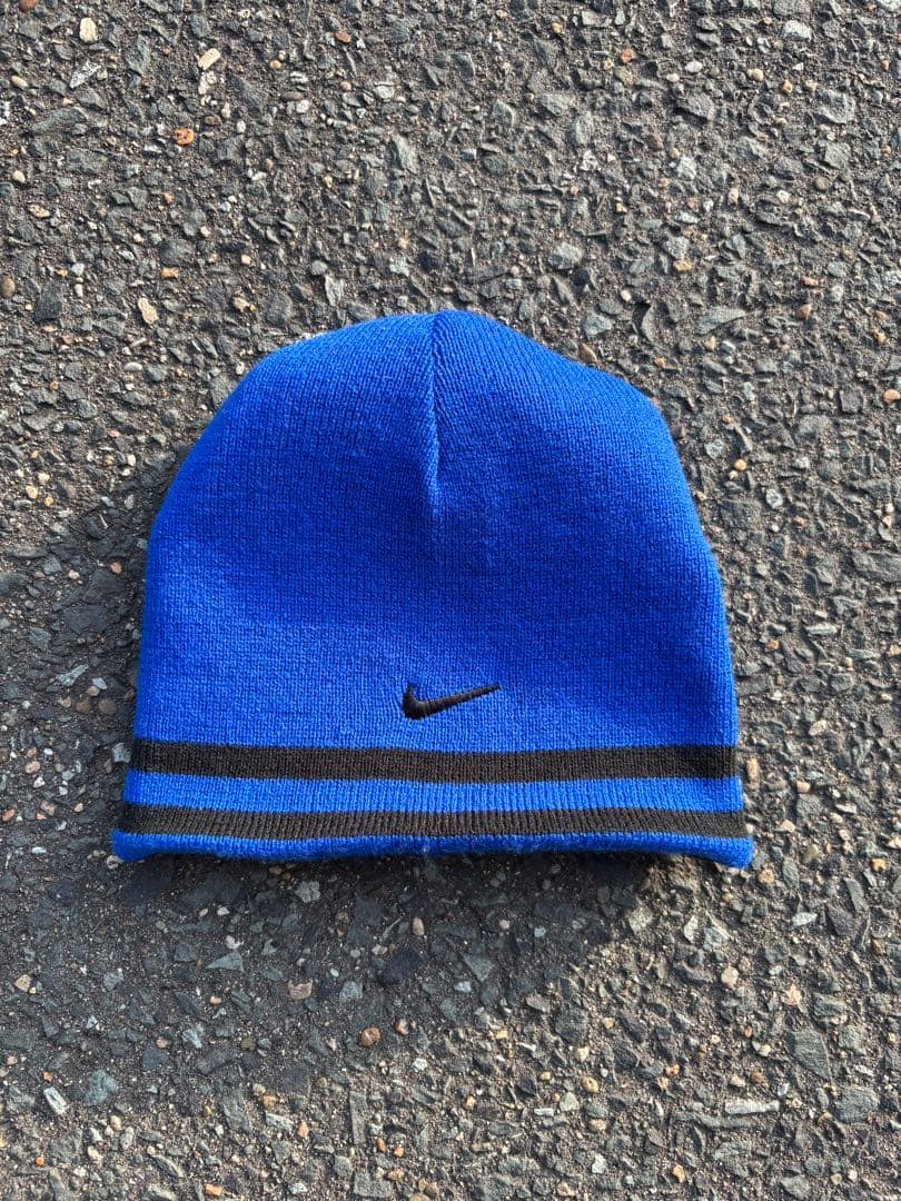 90s 00s old nike ロゴ 刺繍 ビーニー 菅田将暉 野村
