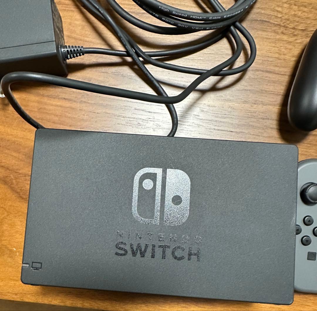 完品 Nintendo Switch 本体 グレー コントローラー付き