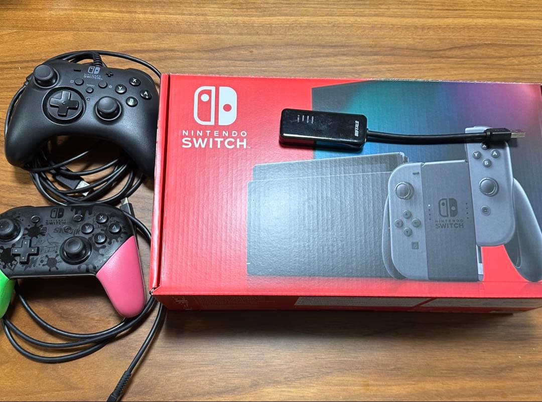 完品 Nintendo Switch 本体 グレー コントローラー付き