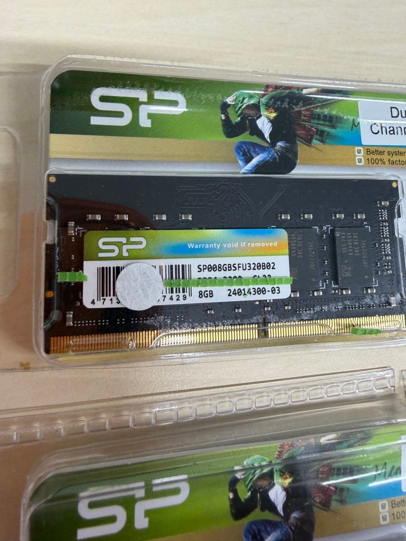 SP DDR4 3200 8GBx6枚 メモリ