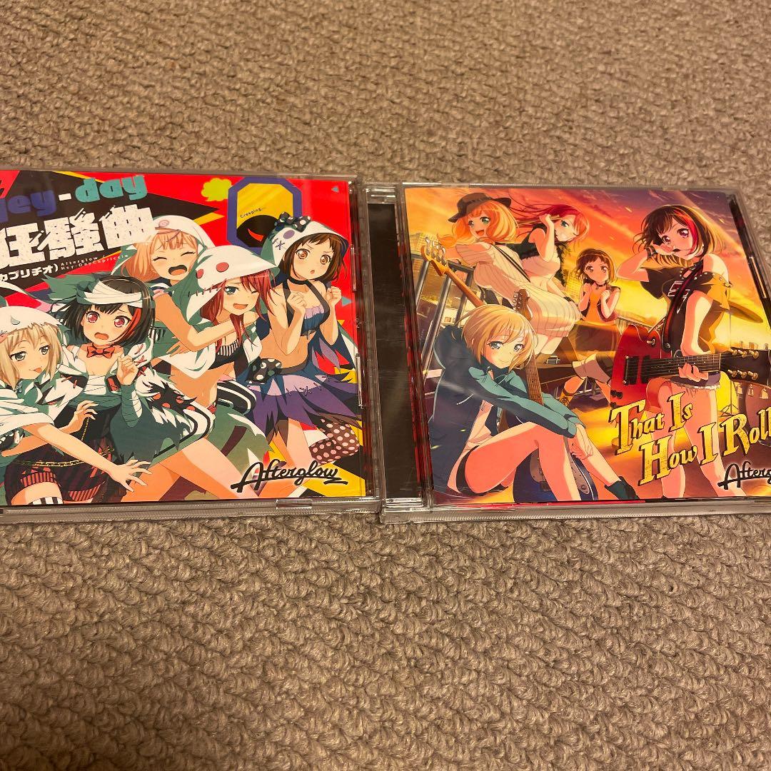 バンドリCDセット+数量限定アクリルスタンド、CD収納BOX